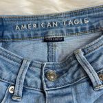 American Eagle High Rise Denim Skirt Button Fly Photo 4