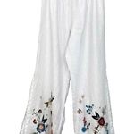 Johnny Was  Martine High Slit Palazzo Pant size XL Photo 1
