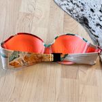 TRIANGL Two Piece Floral‎ Tropical Navy Bikini Size Small Blue Photo 3