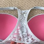 Victoria's Secret NEW Victoria’s Secret PINK Embellished Lacy Blue Push-Up Bra Size 32C NWOT Photo 4