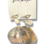 Free People Ariana Ost Pearl Shell Beautiful Stranger Dangles Earrings NWT Beach Photo 11