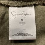 Jessica Simpson Military Style Button Down Long Sleeve Army Green Shirt Size M Photo 7