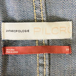Anthropologie Pilcro denim button front short overalls. Size 29 Blue Photo 5