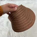 Torrid Packable Brown Woven Sun Visor Size M/L Photo 2
