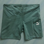 Puma Women’s Sage Green Bike Shorts Size 2X Photo 0