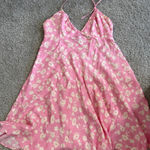 ZARA  Pink Satin Halter Dress small Photo 0