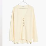 Madewell Asherton Waffle Knit Thin V-Neck Henley Sweater Size Small Photo 1