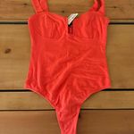 South Moon Under Red/Orange Bodysuit NWT Photo 0