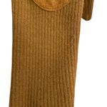 Covington Vintage  Tan Suede Wool Sweater Jacket 70s Boho Western double zipper Photo 4