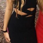Long Black Formal Cut Out Dress Size XS Photo 0