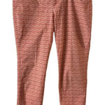 Old Navy Pixie Chino Pants Women's Orange Fish Stretch 6 Regular Tiny Flaw Photo 0
