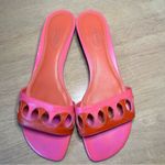 Talbots Women’s Y2K Sandy Slide Sandals. Pink and Orange. Size 7.5. Photo 1