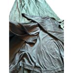 Lulus Fondly Loved Dark Green Satin Wrap Maxi Dress Photo 12
