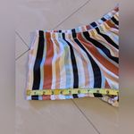 J for Justify , Woman off the Shoulder Dress, Size 3X strips colorful Rayon Photo 6