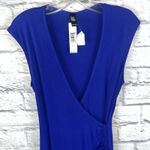 Laundry by Shelli Segal  NWT Flattering Stretch  Ruched Wrap Dress Size 6 Photo 1