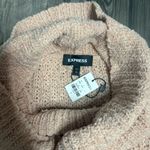 EXPRESS Soft Tan Cowl Neck Sweater Photo 4