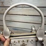 Coach 37400 Crosby Carryall Satchel LI/Chalk Floral Rivet Leather Tote Bag Photo 15