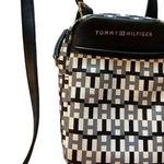 Tommy Hilfiger Crossbody  Women's Black & White Checkered Monogram Photo 3
