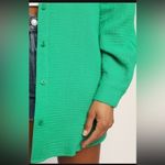 Lulus New  Easy to See Green Oversized Button Up, Small Photo 4