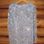 Mac Duggal  93939 Womens High Neck Long Sleeve Embellished Column Gown Dress Photo 7