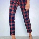 ZARA Chino Fit Plaid Pants Photo 0