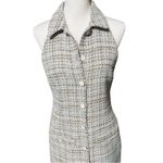 Elie Tahari  Tweed Sleeveless Mini Dress Sz 6 NWT Photo 2