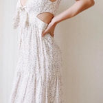 Anthropologie McGuire Cut Out Rose Garden Palizzi Sundress Sz 6 Photo 0