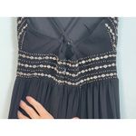 Lulus  Black‎ Sleeveless Maxi Dress Embellished Party Cocktail Evening XS B11 Photo 8