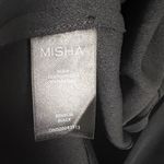 Misha Benecia Black Strappy Back Midi Cocktail Dress Size 10 Photo 15