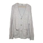 Free People Cardigan Women S Nevermind Oversized Slouchy Cream Brulee Fuzzy Photo 0