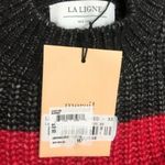 La Ligne Colorblock Balloon Sleeve Crop Sweater XS NWT Photo 9