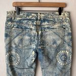 Free People  Discharge Bali Light Wash Flare boho Jeans RARE style 29 Photo 7
