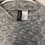 H&M Divided Heather Grey Knit Mock Neck Sweater Top Photo 1