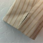 Evan Picone ⭐️Evan-Picone tan striped stretch blazer jacket with 4 button front size 12 Photo 11