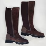 Donald Pliner Erwincs Leather Knee High Brown Boots Size 5.5 Photo 8