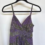 American Vintage Y2K Bohemian Purple Babydoll Maxi Dress Fairy Festival Summer Earth Girl Small Photo 1