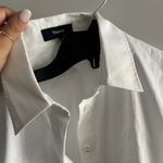 Theory Cinched Cap Sleeve Shirt in Good Cotton Photo 4