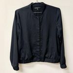 Antonio Melani Long Sleeve Snap Front Bomber Jacket Black Women's Size M Photo 0