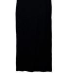 ZARA Ribbed One Shoulder Bodycon Midi Dress Stretch Slimming Small Black #3675 Photo 3