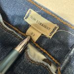 Madewell  Slim straight Jeans womens 23 distressed torn knees stretch raw hem Photo 6