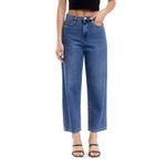 BLANK NYC  The Baxter Jeans 26 Ribcage Straight in No Shade Here Crop NWT Photo 5