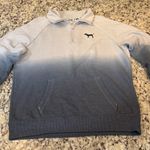 Victoria's Secret  Gray Ombre Zip-Up Sweater Photo 0