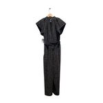 Nine West  Glitter Jumpsuit Black Size M NWT Photo 11