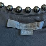 Alexander Wang Black Long Sleeve Blouse Shirt Top Bead Ball Trim Stretch Size 2 Photo 5