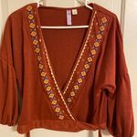 Francesca's  Burnt Orange Top Photo 0