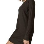 Lucky Brand Black Cloud Jersey Crew Soft Bohemian Mini Sweater Dress ~ Size XS Photo 2