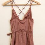 EXPRESS | V-neck Criss Cross Back Front Tie Blouse Photo 1