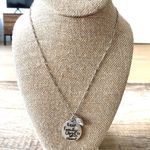 Family Silver Crystal Necklace Photo 1