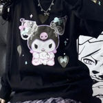 Kuromi Sweater Women's Black Photo 0