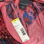 Covington Women's Cherry Missy Sublimation Top Blouse Size L NWT Artsy Print Photo 6